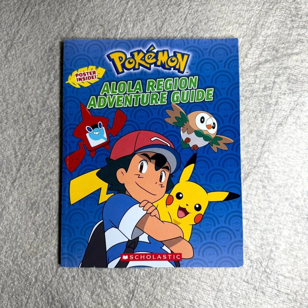 Pokemon‎ Alola Region Adventure Guide book bt Scholastic 2018